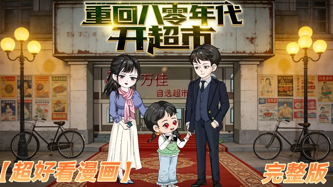 🔥一口气看完【重回八零年代开超市】完整版 | 重生回到八零年代，抓住时代风口开起首家超市，从一穷二白逆袭成时代商业传奇 #重回八零年代开超市 #漫剧合集 #年代逆袭爽漫