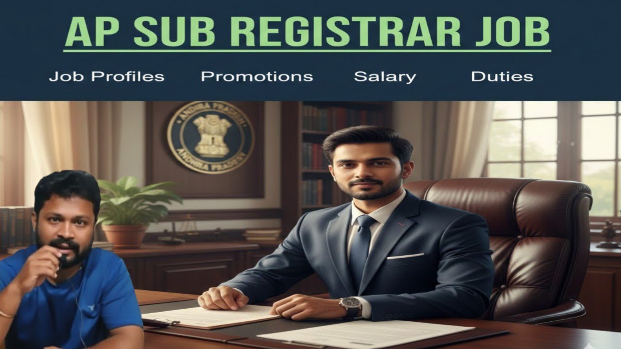 AP sub registrar office notification ll Job profile ll 