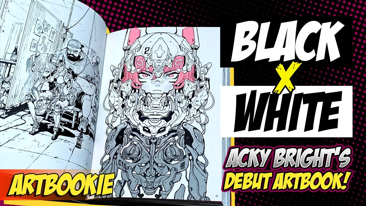 This Artist's Debut Artbook is a Must-Have For Any Artbook Collector! (Acky Bright B/W)