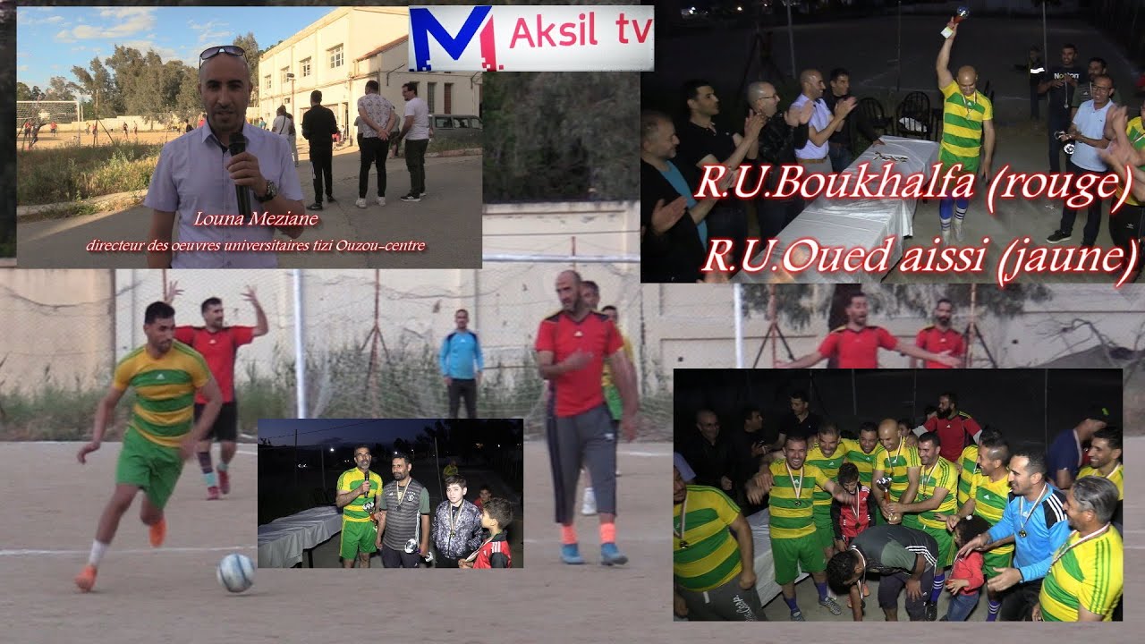Match gala R U Boukhalfa Garçons et R U Oued aissi 500 et 1500 lits