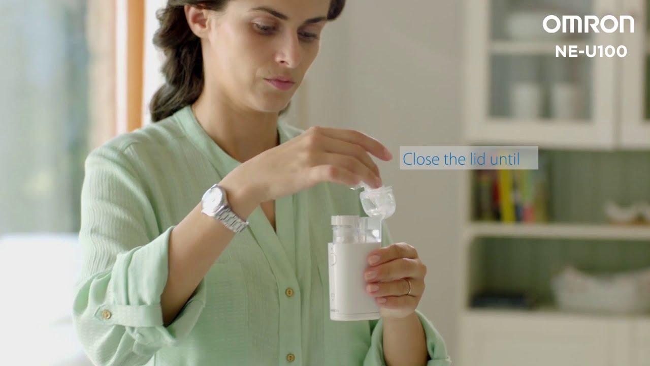 How To Use Your OMRON Portable MicroAir&reg; Battery-Operated Nebulizer (NE-U100)