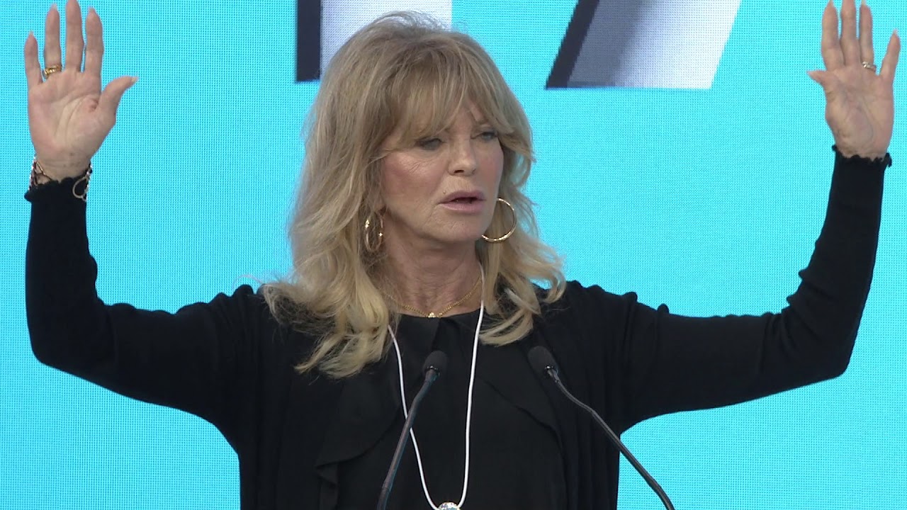 Mind Up And Be Happy! - Goldie Hawn - WGS 2018