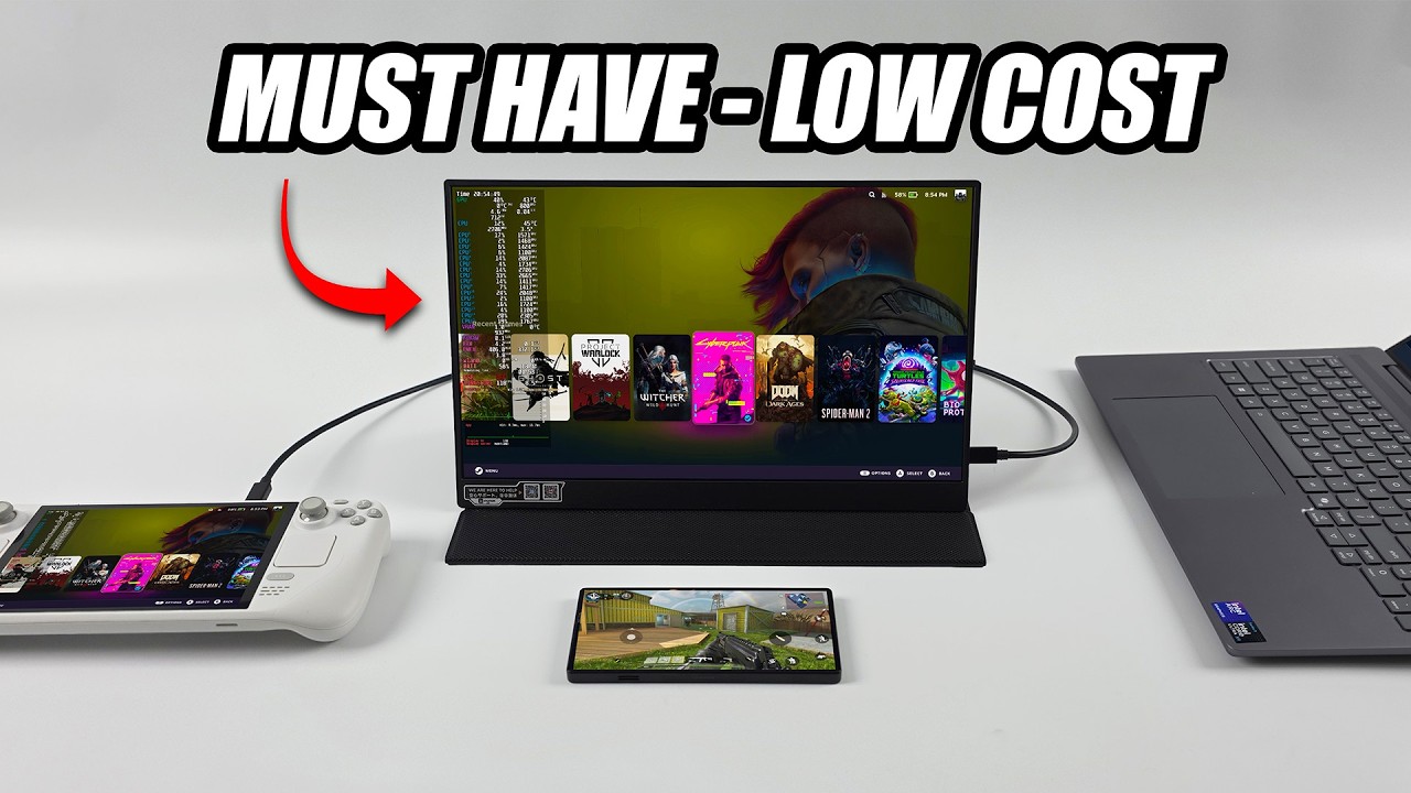 The Best $65 Gaming Accessory? Nnoc Portable Monitor!