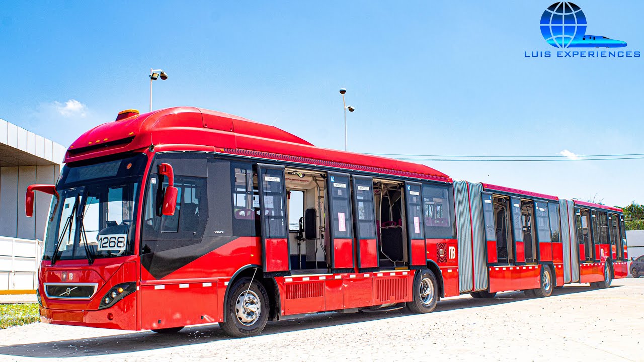 Últimos Autobuses Biarticulados del Metrobus de CDMX Volvo 7300