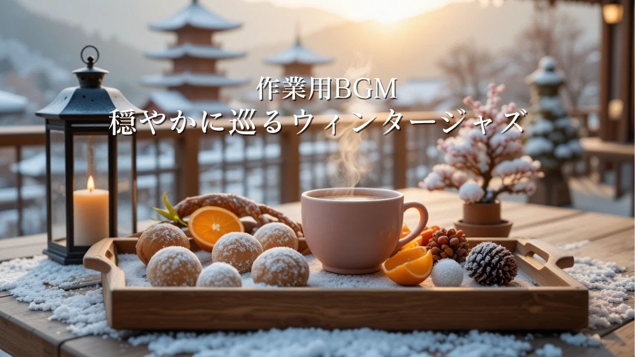 【作業用BGM】穏やかに巡るウィンタージャズ｜深い集中が続く冬カフェBGM ❄️☕Winter Jazz for Deep Focus Sessions
