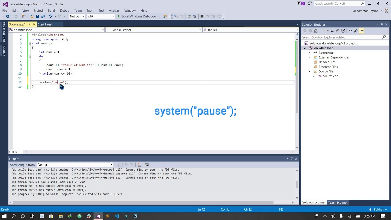 Do While Loop In C++