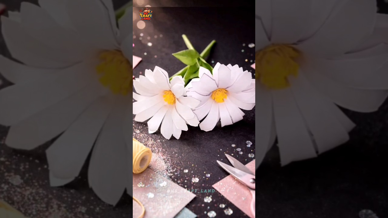 paper flower making💕||flower decoration ideas||