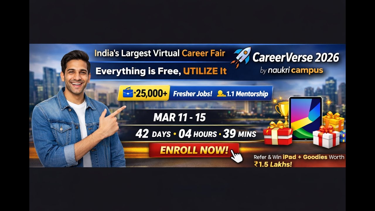 🚀 Naukri Campus Career Fair 2026 – Don’t Miss This!