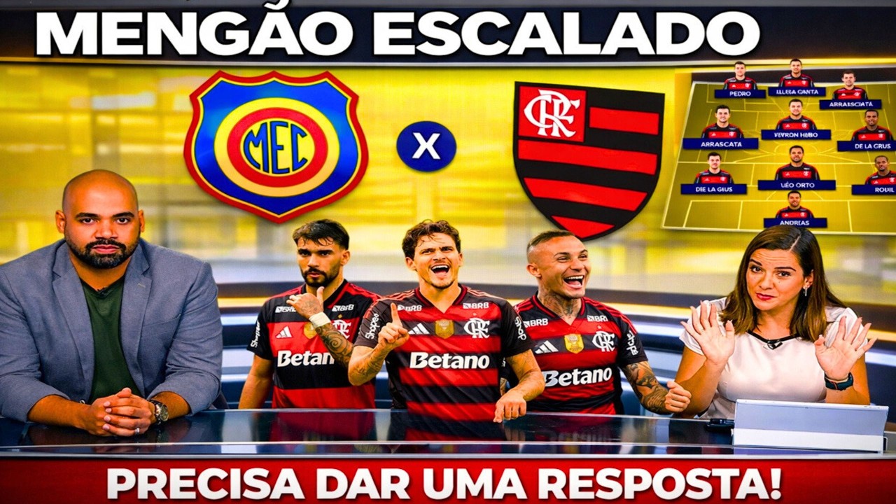MENGÃO ESCALADO! IMPRENSA ESPORTIVA PROJETA FLAMENGO X MADUREIRA PELO CARIOCA!