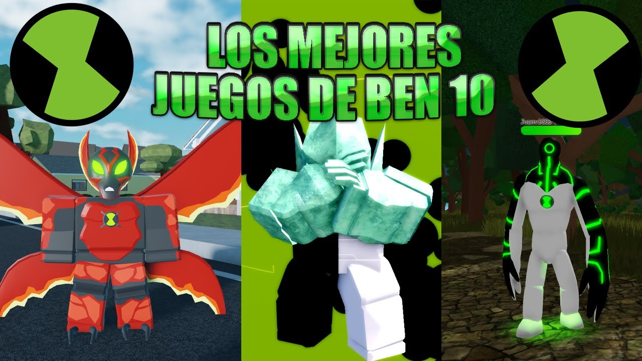 LOS MEJORES JUEGOS DE BEN 10 EN ROBLOX!