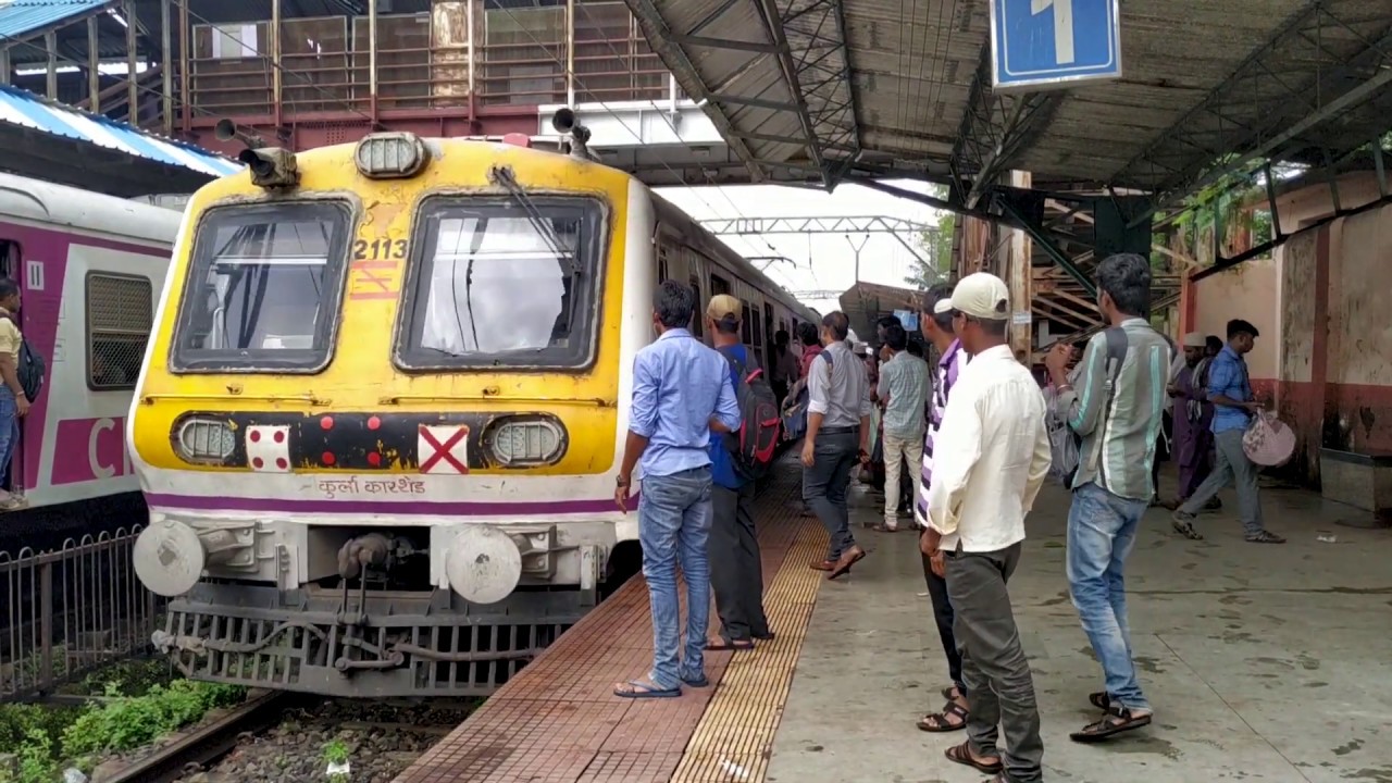 Mumbai Local Train Kalva Station Cinematic videos Mumbai Max.
