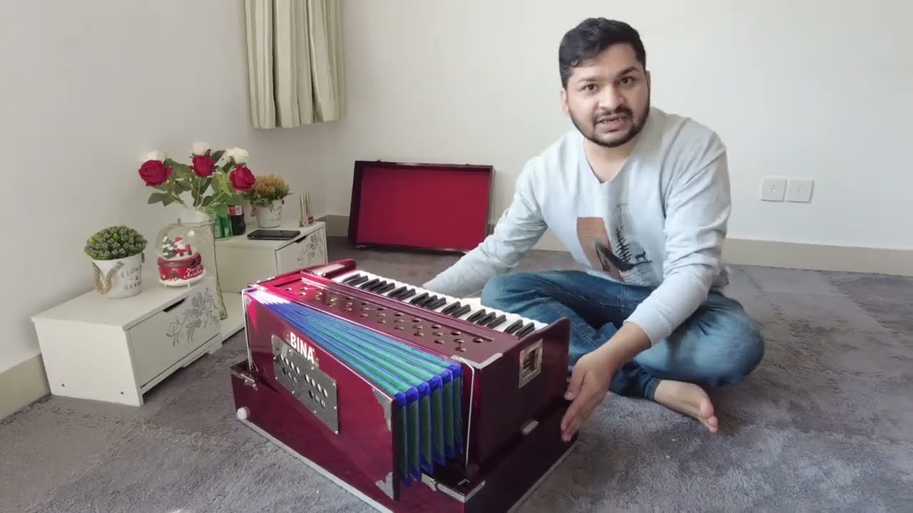 Harmonium BINA no. 17 Dx. unboxing by a very gracious customer in China - Dr. Nasir Abbas Khan Sahib