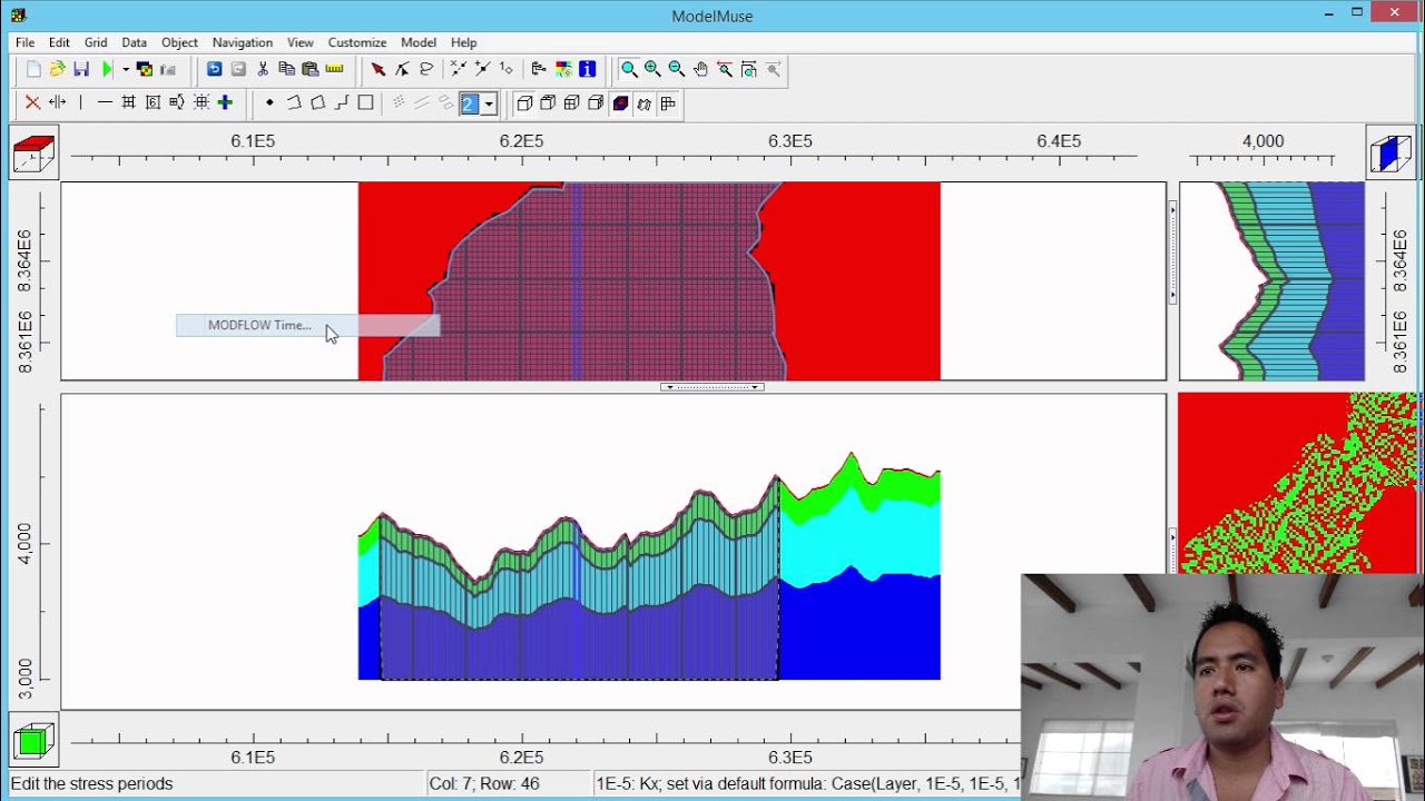 Tutorial de modelamiento regional de agua subterránea con MODFLOW y MODEL MUSE