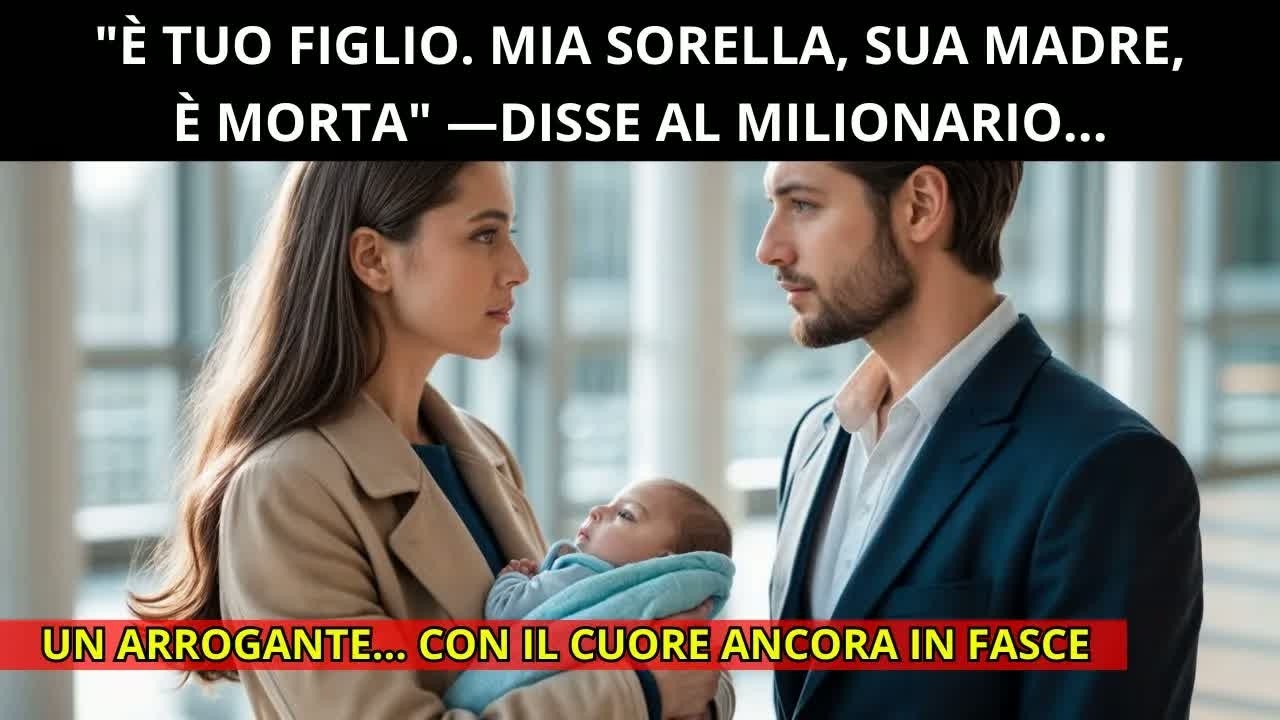 ＂È TUO FIGLIO  SUA MADRE È MORTA,＂ —DISSE LA ZIA CONSEGNANDO IL BAMBINO AL MILIONARIO ARROGANTE