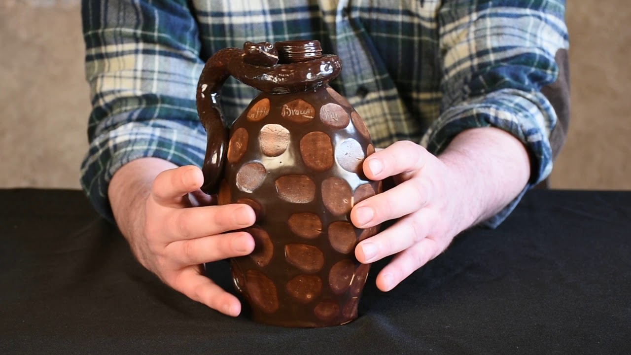 The Anna Pottery 1884 High Water Flask