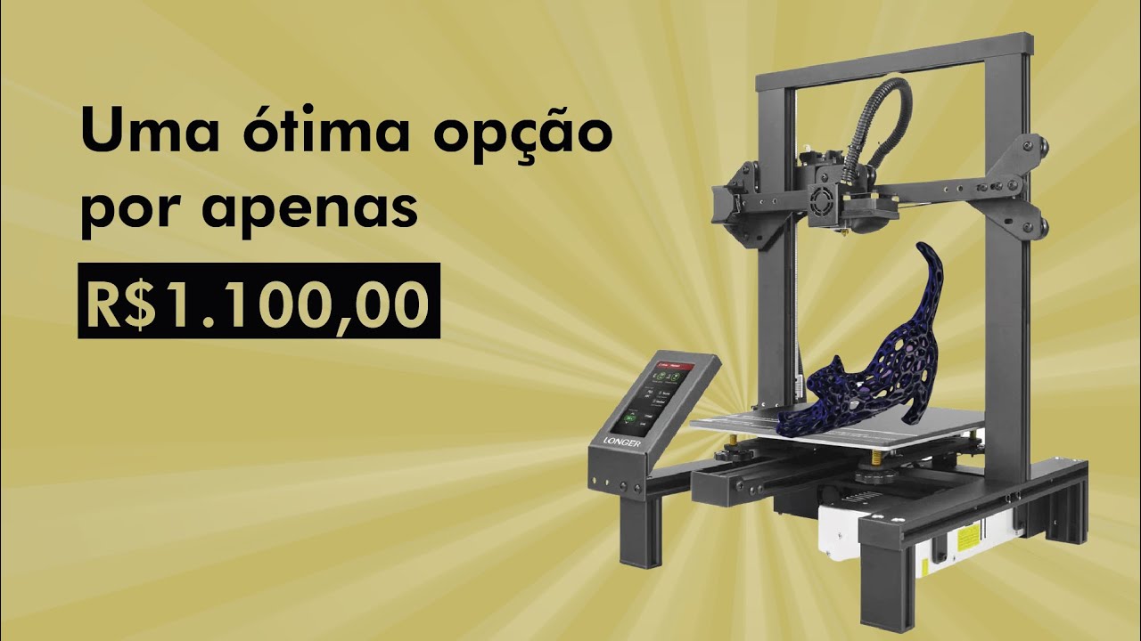 Review da IMPRESSORA 3D Longer LK4 Pro
