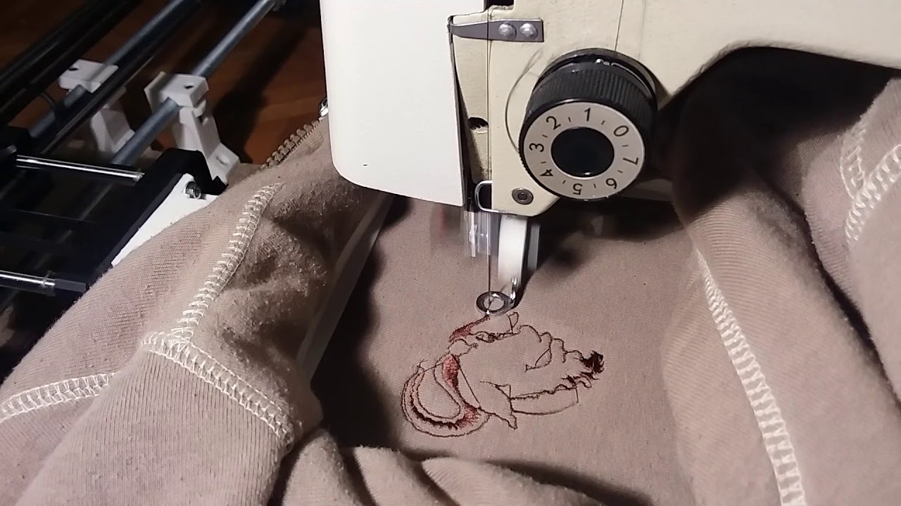Embroiderino test run