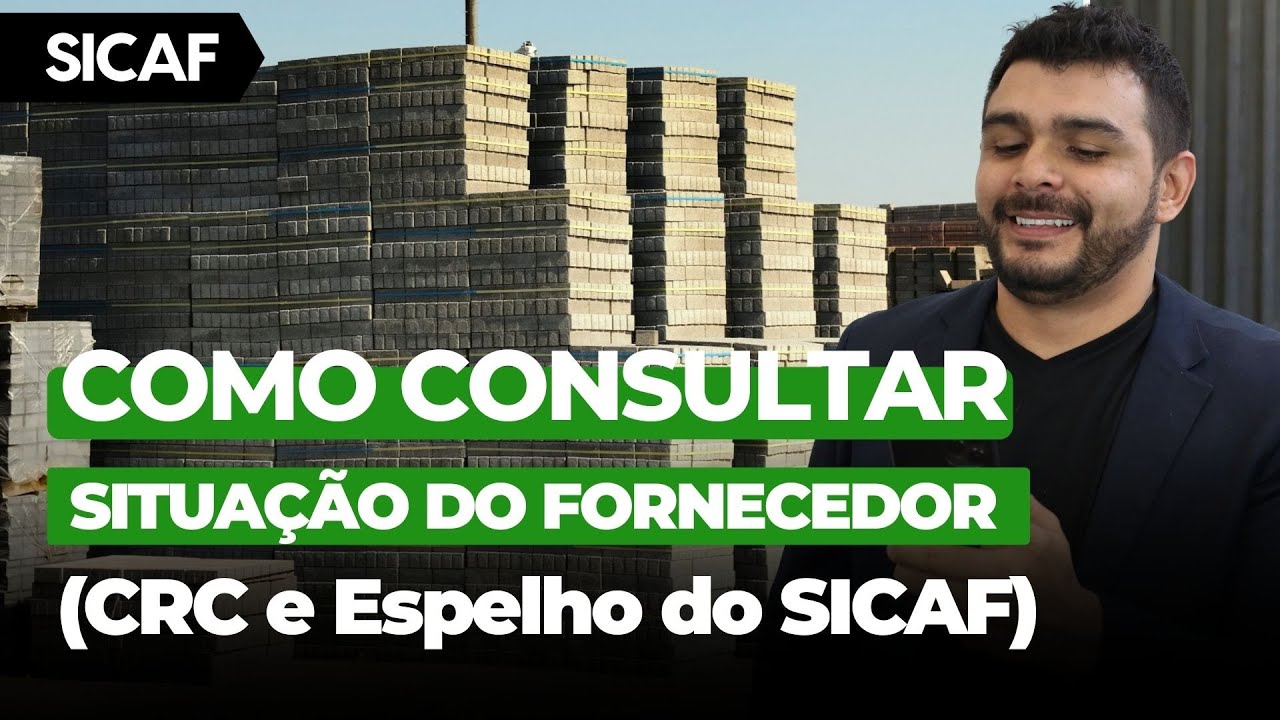 Como Consultar Situação do Fornecedor no SICAF (CRC e Espelho do SICAF) | Passo a passo