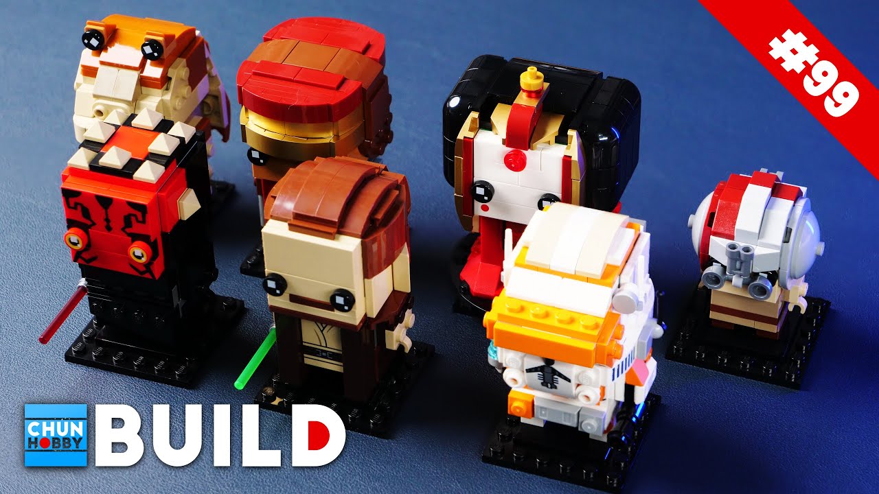 LEGO Speed Build! STAR WARS 2024 BrickHeadz Collection | LEGO STAR WARS 2024 | Beat Build