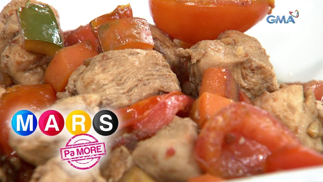 Mars Pa More: Allysa de Real&rsquo;s Chicken Afritada in Fresh Tomatoes recipe | Mars Masarap