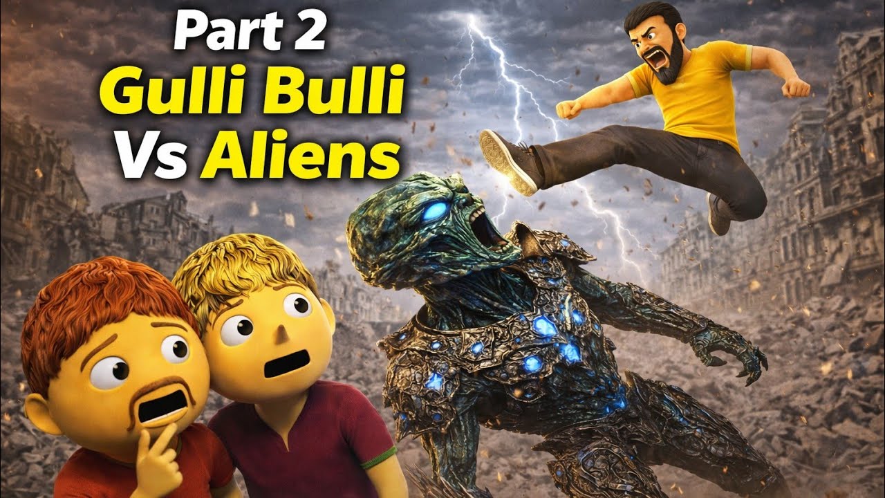 Gulli Bulli vs Alien Army Part 2: BABA KI ENTRY! 😱🔥 (Dharti par kabza) #gullibulli