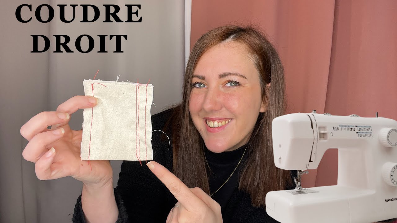 ASTUCES COUTURE - comment coudre droit avec sa machine à coudre 🧵