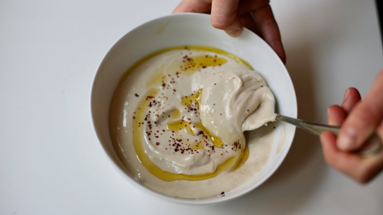 Creamy Garlic Tahini Sauce [Eden's Garlicky Tahini]
