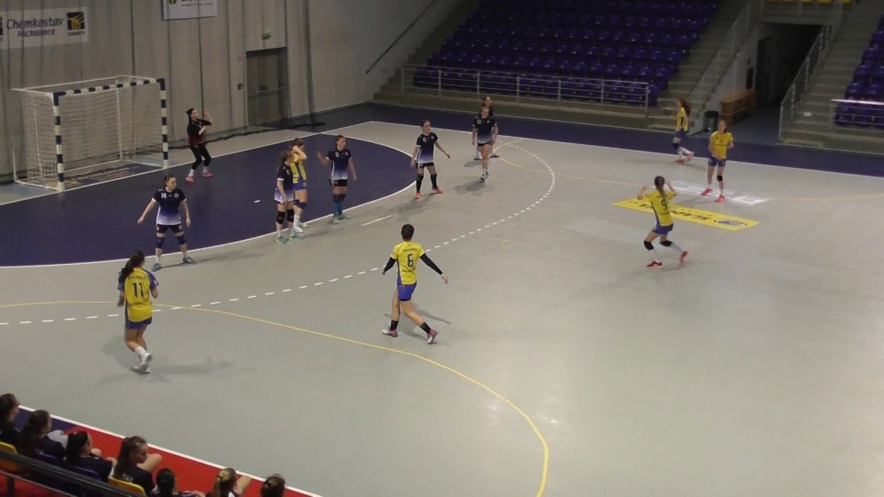 Michalovce B-Prešov,1polčas,Hadzana-liga starších žiačok 5.5.2018