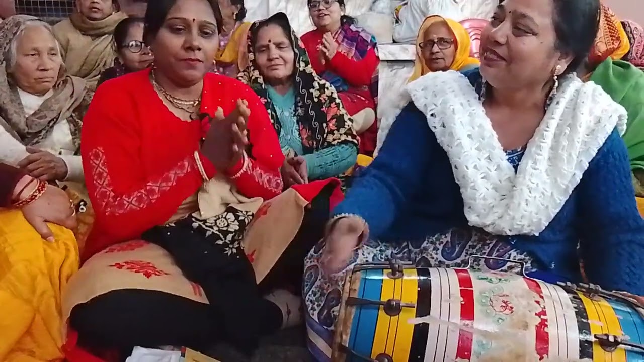 सुन बरसाने वाली गुलाम तेरो बनवारी सखियों ने गया धमाकेदार भजन❤️👌