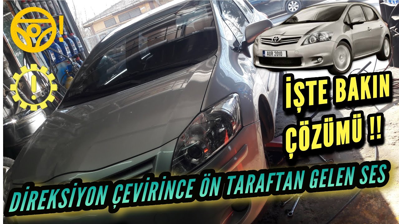 TOYOTA AURİS ARABANIN ALTINDAN GELEN SESLER | İZLE KESİN ÇÖZÜM!|