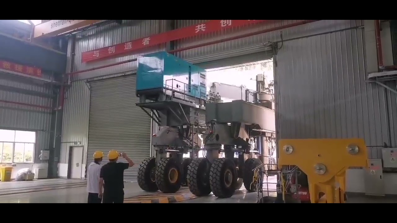 On Site Demonstration of Folding and Passing Through the Workshop Door#flodhydrauliccrane