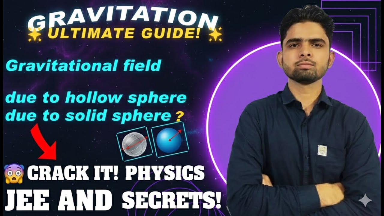 Gravitation: Gravitational Field of Hollow & Solid Spheres | JEE & NEET #physics