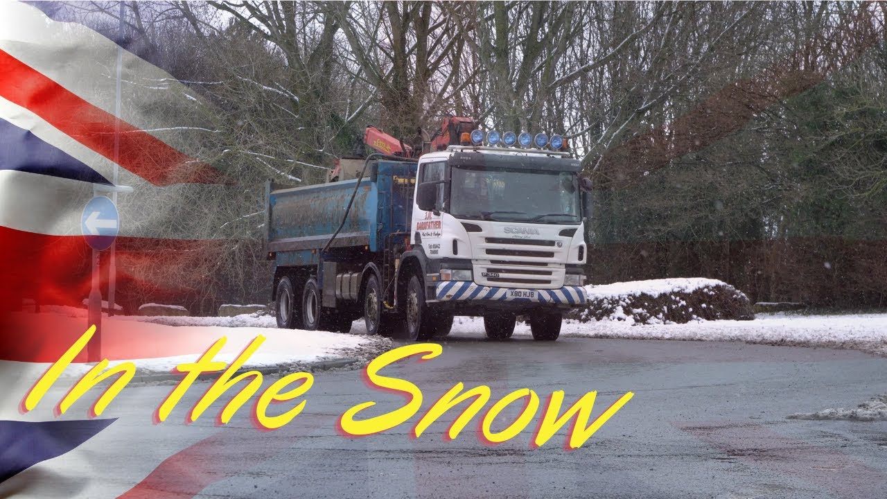Truck Spotting in the SNOW & SUNSHINE #truckspotting