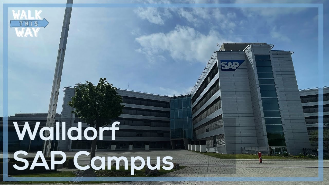 Walldorf SAP Campus - Walking Tour 4k