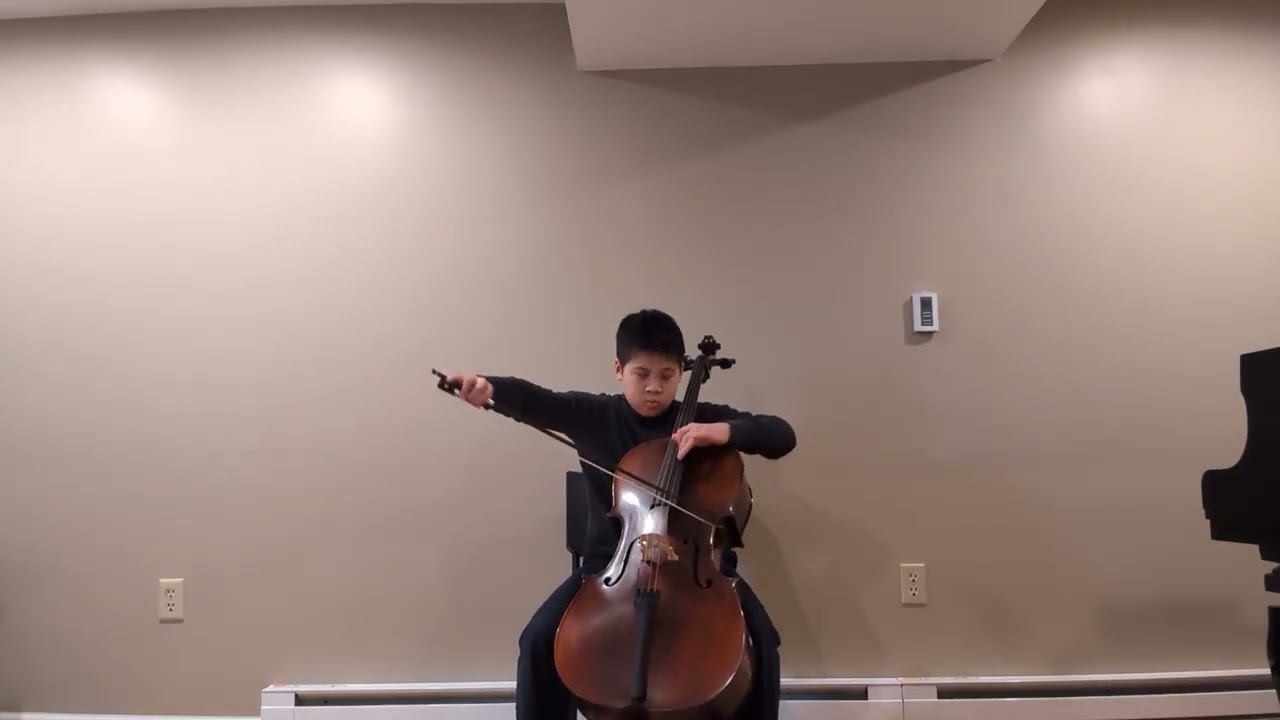 Elijah Chu plays David Popper Etude No. 36