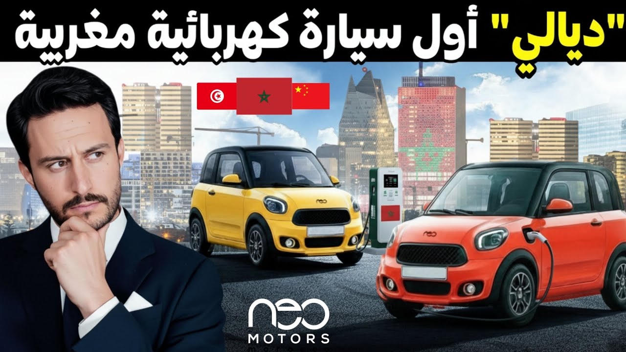 شركة نيو موتورز المغربية تطلق أول سيارة كهربائية تحت اسم Dial-E لتلتحق بركب تونس والصين!