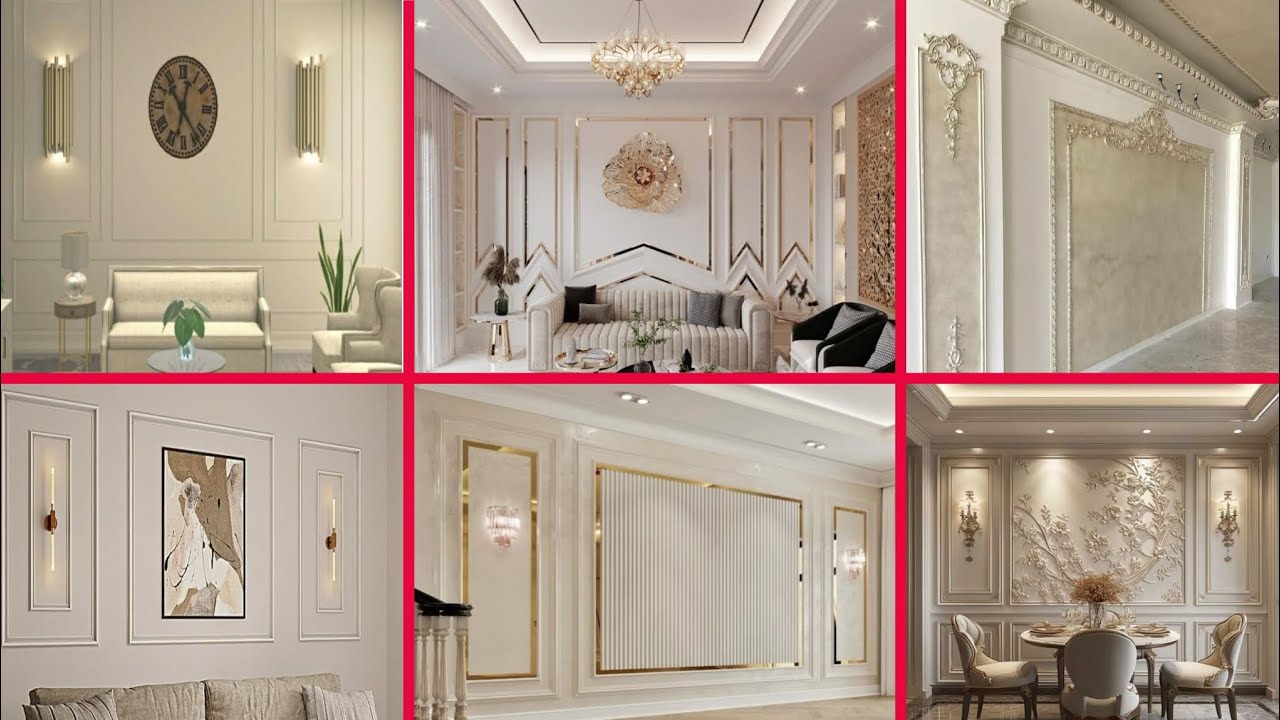 Top 100+ Wall Molding Design 2025 | Modern wall design || Stylish Wall decoration idea || wall art