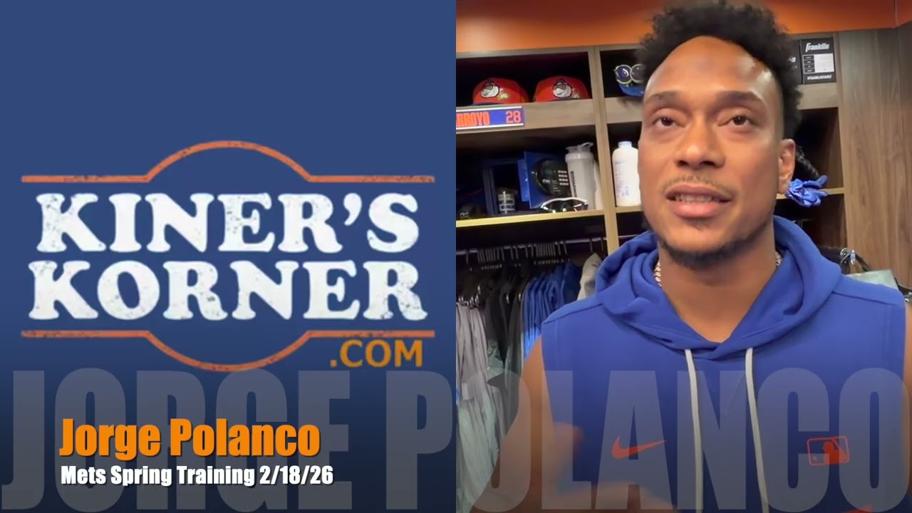 Jorge Polanco Mets Spring Training 2/18/26