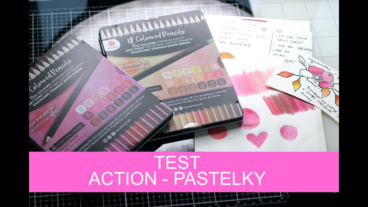 TEST - ACTION - pastelky
