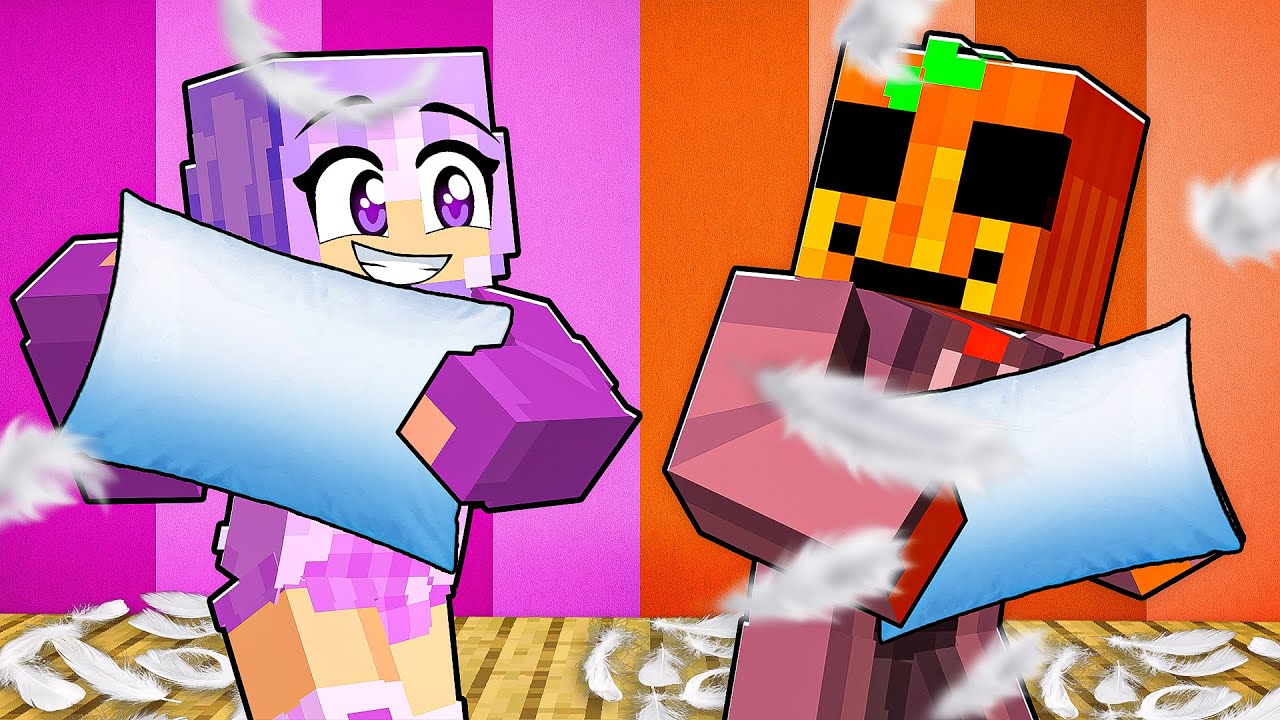 Jardred y Kara Hacen Su PIJAMADA en Minecraft!