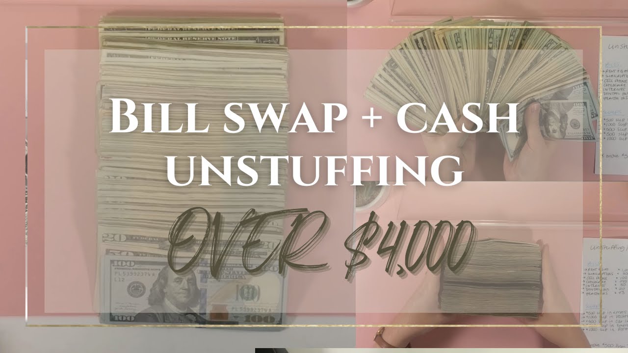 BIG Bill Swap + Cash Unstuffing | Over $4,000!!! | June 2022 | Server Income | BB Budgets
