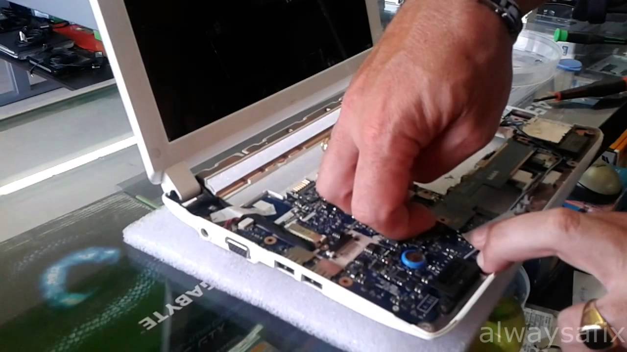 Acer aspire one black screen of death easy fix
