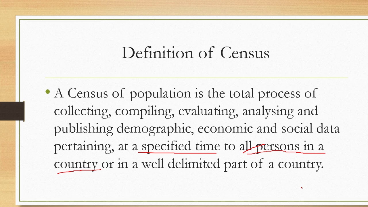 Population studies | Sources of Data || UGC NET/IAS/PCS/other exams