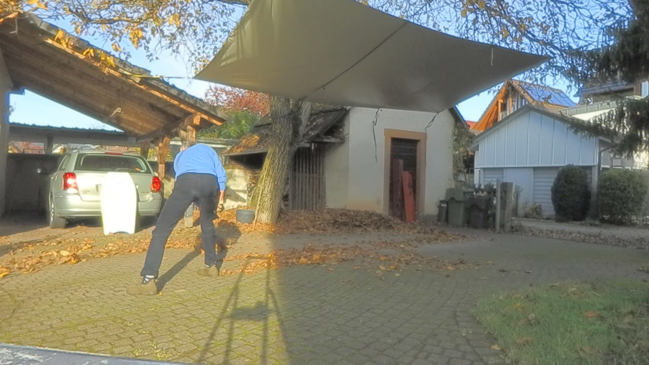 Fegen mit Reisigbesen