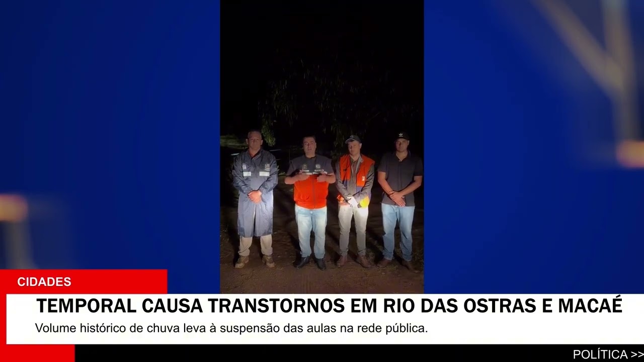 CARAPEBUS ENTRA EM ALERTA APÓS REPRESA SUBIR 1,5 METRO EM POUCAS HORAS DURANTE TEMPORAL