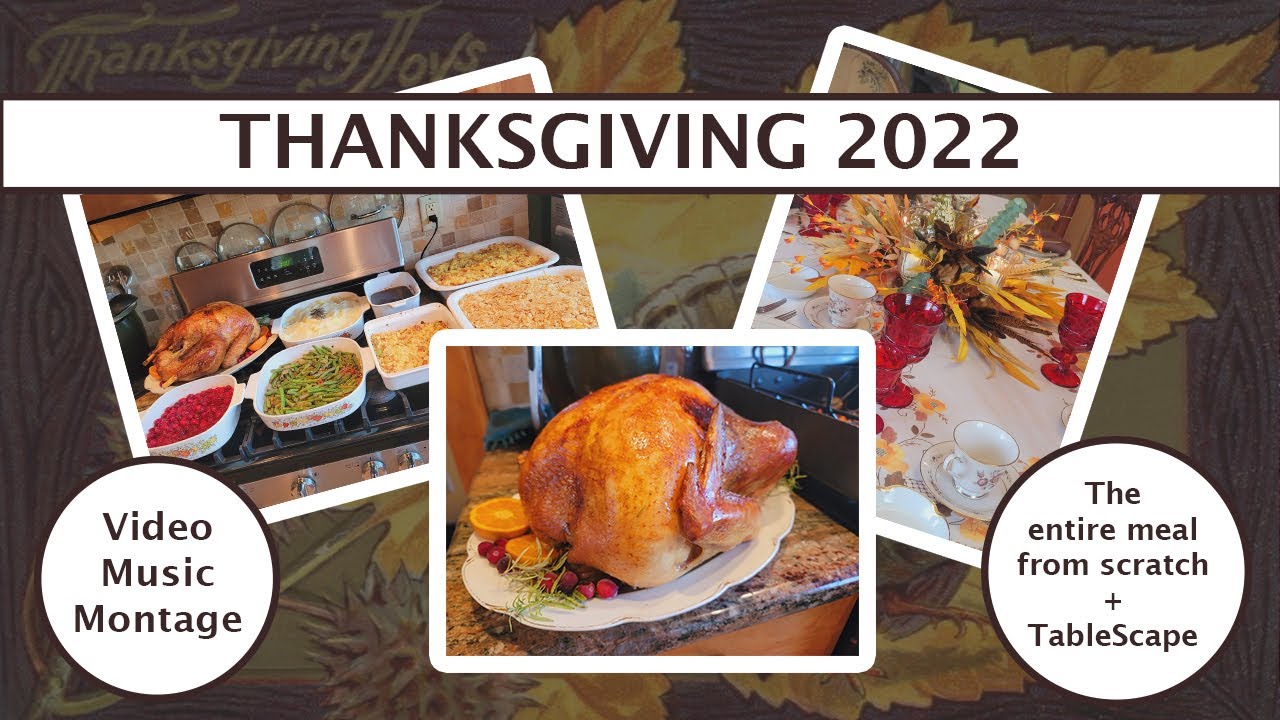 Thanksgiving 2022 || Food Prep and Tablescape || No Talking!
