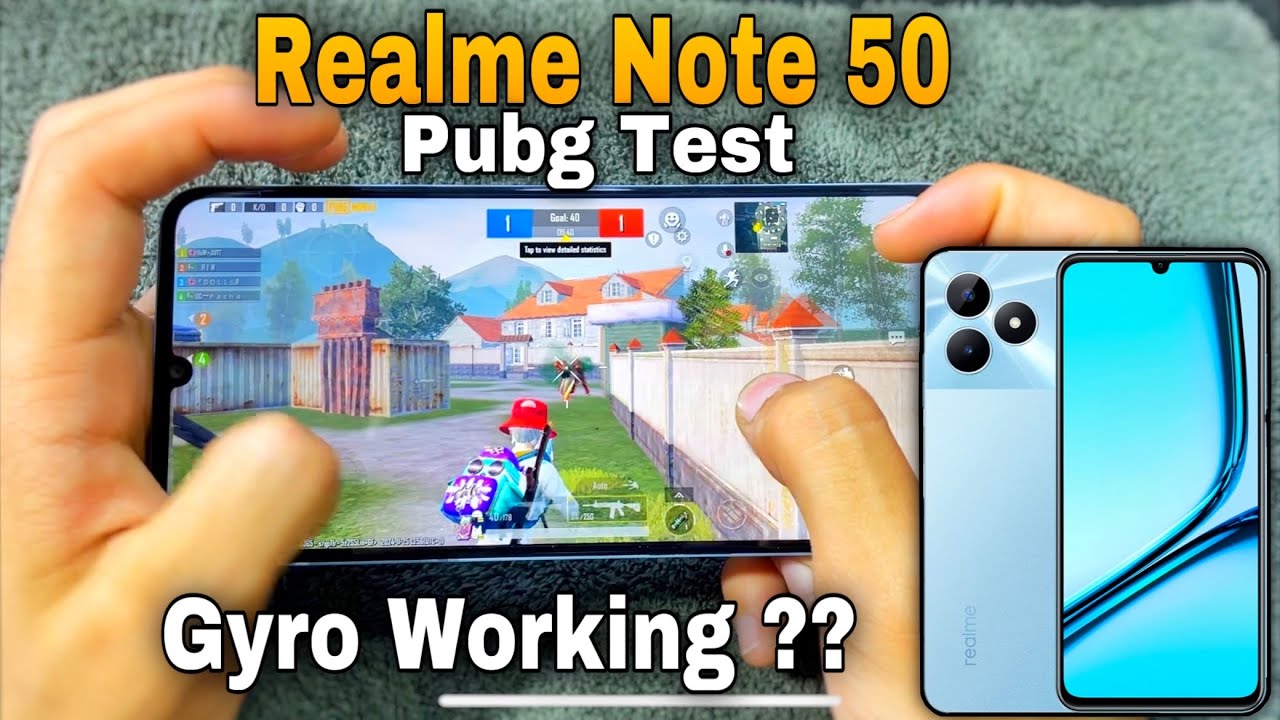 Relame Note 50 Pubg Test 2025 !!😠😱 | Realme Note 50 Pubg Fps Test | Gyro Test | Battery Test