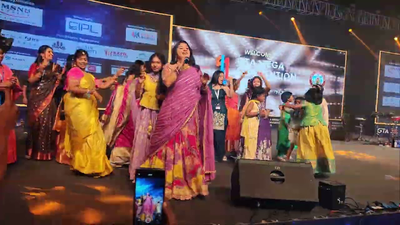 On Stage with Mangli! 🔥 Kruthika Khanna Performance | GTA World Mega Convention