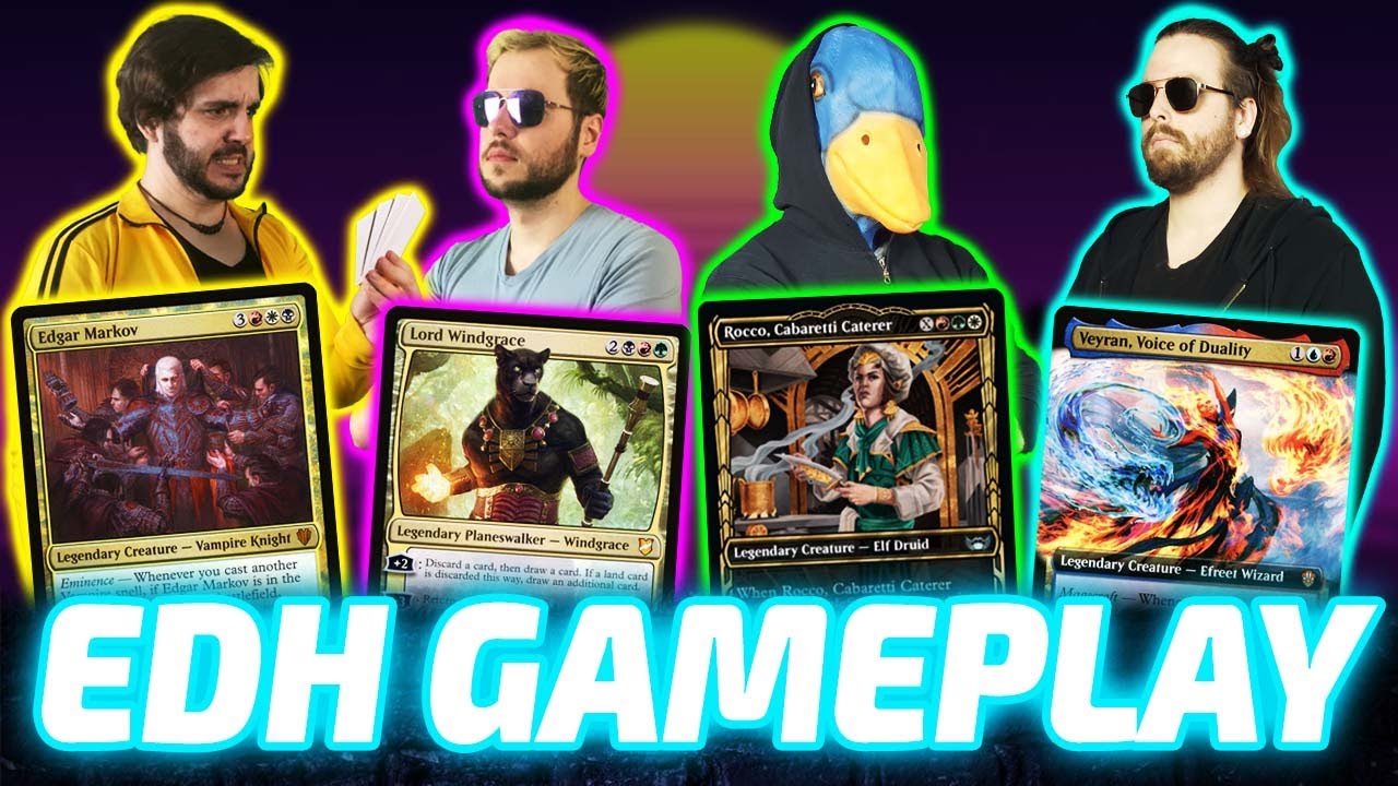 Edgar Markov vs Lord Windgrace vs Rocco vs Veyran [EDH/Commander, MTG Gameplay 2022]