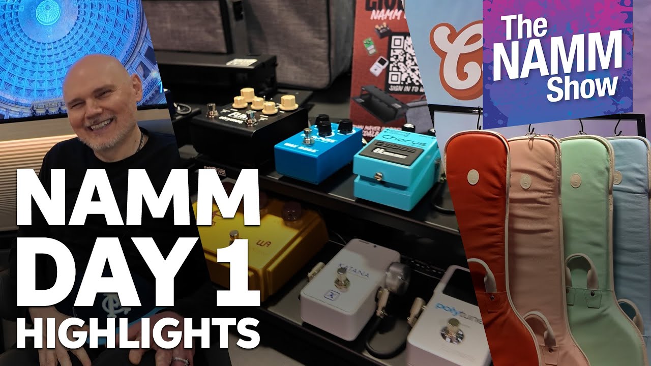 NAMM 2026 Day 1 Recap | Yamaha, Billy Corgan, & MORE!